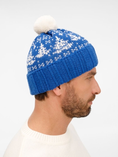 Изображение №6 | Шапка Holidale, синяя с молочным