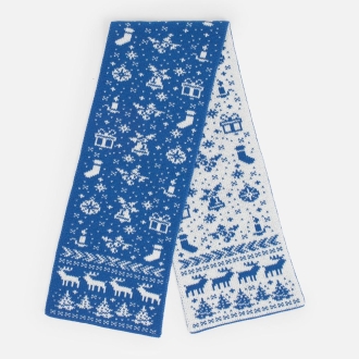 Изображение №2 | Шарф Holidale, синий с молочным