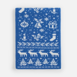 Изображение №3 | Шарф Holidale, синий с молочным