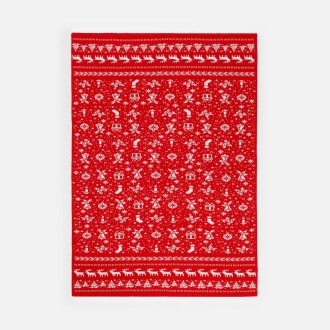 Изображение №4 | Плед Holidale, красный с молочным