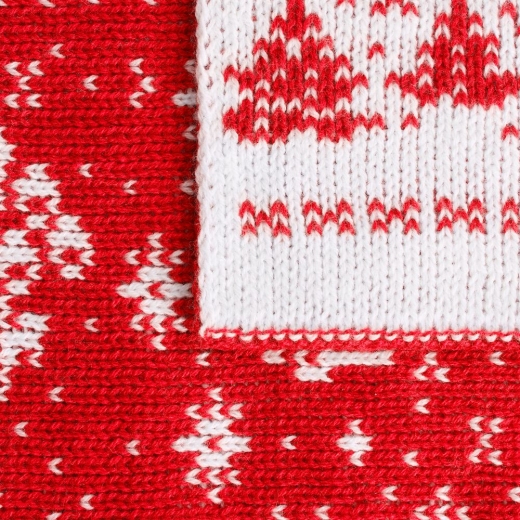 Изображение №6 | Плед Holidale, красный с молочным