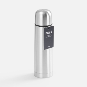 Изображение №1 | Термос Plain 500, ver.2, серебристый