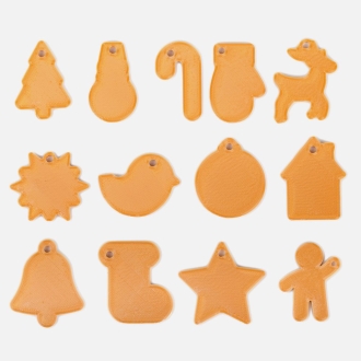 Изображение №6 | Мини-подвеска «Пряник», 3D-печать на заказ, звездочка