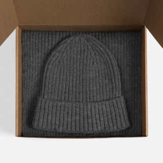 Изображение №2 | Набор Laconi, темно-серый меланж