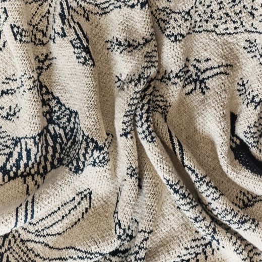 Изображение №5 | Плед Savanna, белый с синим