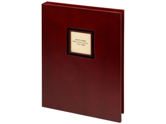 Изображение №1 | Альбом для фотографий «История» (красное дерево)
