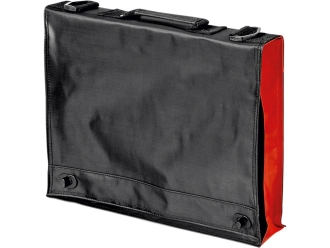 Изображение №1 | Сумка «Атташе» (черный/красный)