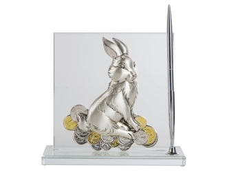 Изображение №3 | Настольный прибор «Удачное приобретение» (черный, серебристый)