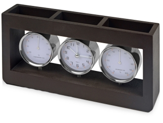 Изображение №1 | Погодная станция «Трилогия» (коричневый/серебристый)