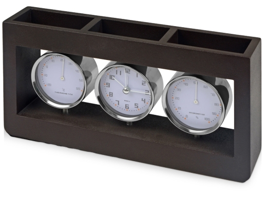 Изображение №1 | Погодная станция «Трилогия» (коричневый/серебристый)