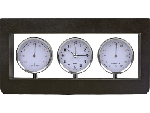 Изображение №3 | Погодная станция «Трилогия» (коричневый/серебристый)