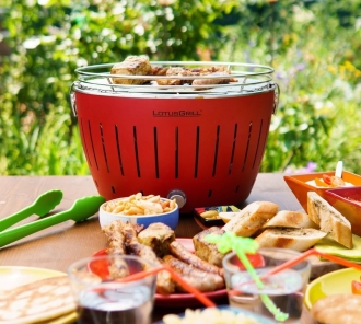 Изображение №4 | Угольный гриль Lotus Grill Classic, красный