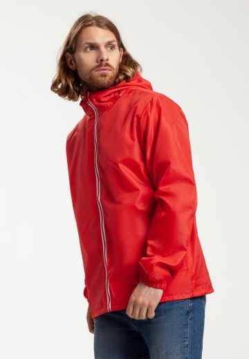 Изображение №8 | Ветровка мужская Fastplant красная, размер S