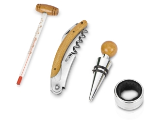 Изображение №2 | Подарочный набор для вина «Бомонт» (коричневый, серебристый)