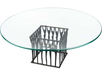 Изображение №1 | Ваза для фруктов «Вместе мы сила» (бронзовый с чернением/прозрачный)