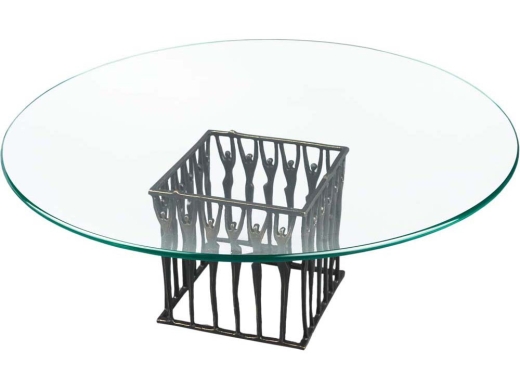 Изображение №1 | Ваза для фруктов «Вместе мы сила» (бронзовый с чернением/прозрачный)