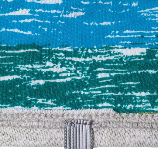 Изображение №8 | Футболка женская RAYET LADY двусторонняя, голубой/зеленый, размер S