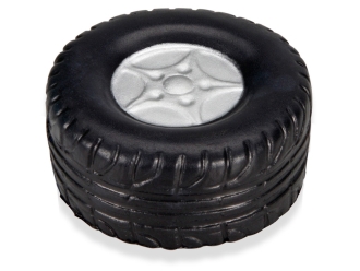 Изображение №1 | Антистресс «Шина» (черный/серебристый)