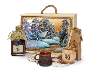 Изображение №1 | Подарочный набор «Лесная пасека» (бежевый)