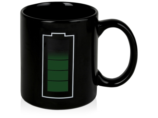 Изображение №1 | Кружка «Зарядка» (черный)