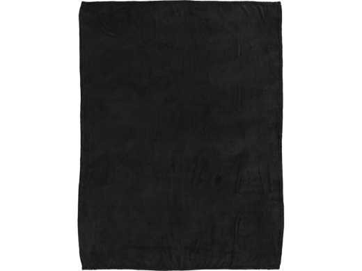 Изображение №2 | Супермягкий плед «Bay» из корал-флиса (черный)