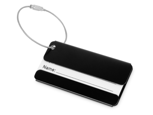 Изображение №1 | Бирка для багажа «Discovery» (черный)