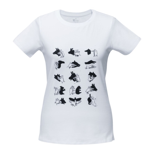 Изображение №2 | Футболка женская «Неочевидное», белая, размер S