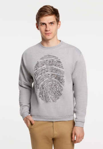 Изображение №1 | Толстовка «Код вселенной», серый меланж, размер S