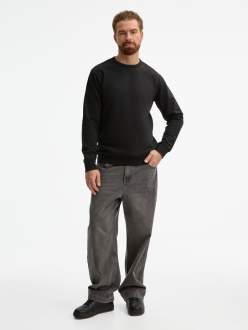 Изображение №11 | Толстовка унисекс Sully черная, размер XS