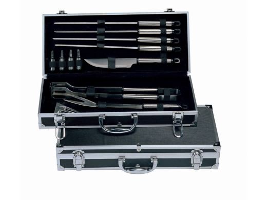 Изображение №1 | Набор для барбекю «Suya» (серебристый, черный)
