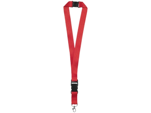 Изображение №2 | Шнурок «Yogi» со съемным креплением (красный/черный/серебристый)