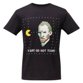 Изображение №2 | Футболка мужская «Ван-Пакман», черная, размер S