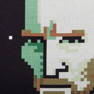 Изображение №4 | Футболка мужская «Ван-Пакман», черная, размер S