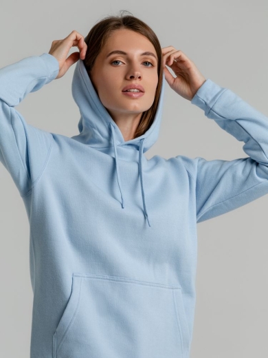 Изображение №5 | Толстовка с капюшоном Snake II голубая, размер XS