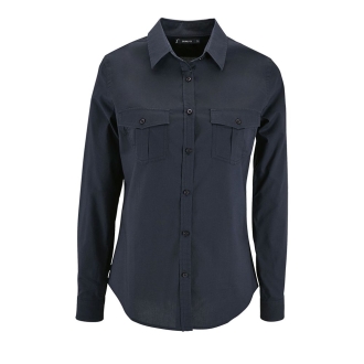 Изображение №1 | Рубашка женская Burma Women темно-синяя, размер XS