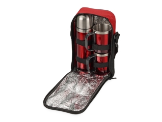 Изображение №2 | Набор «Походный» с чехлом (красный/серебристый)