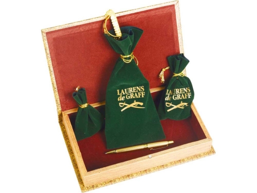 Изображение №1 | Набор «Клипер»: часы песочные, нож для бумаг, ручка шариковая, брелок-термометр (золотистый, серебристый)