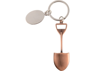 Изображение №3 | Брелок «Лопата» (бронзовый/серебристый)