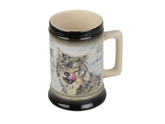 Изображение №1 | Кружка «За удачную охоту» (кремовый/коричневый)