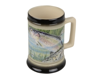 Изображение №1 | Кружка «За удачную рыбалку» (кремовый/зеленый)