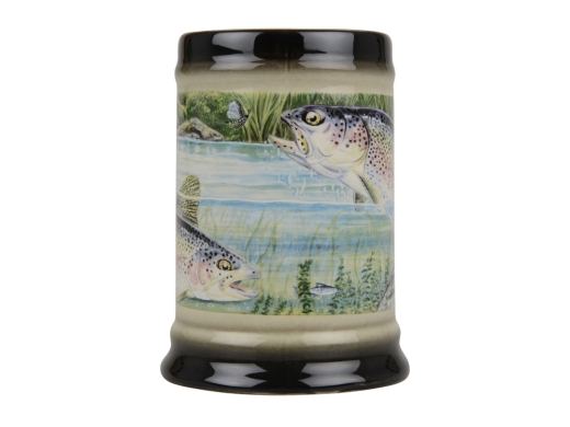 Изображение №3 | Кружка «За удачную рыбалку» (кремовый/зеленый)