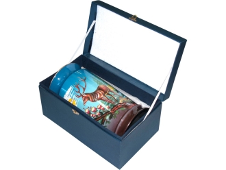 Изображение №2 | Ваза «Охотничьи мотивы» (синий/разноцветный)