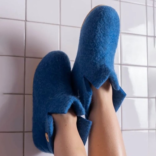 Изображение №7 | Домашние валенки Wild, синие (василек), размер 35