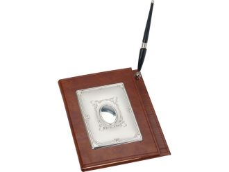 Изображение №1 | Настольный прибор «Личный помощник» (коричневый/серебристый, черный)