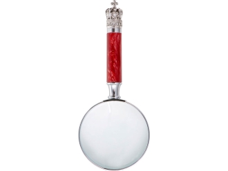 Изображение №5 | Набор «Принц Уэльский»: ручка, лупа, нож для бумаг (красный перламутр)