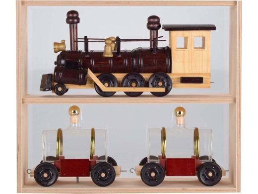 Изображение №2 | Графин «Грузовой состав» (коричневый/натуральный/прозрачный)