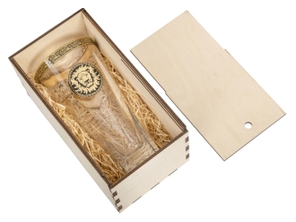 Изображение №2 | Ваза «Король Лев» (прозрачный/золотистый)