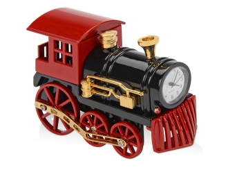 Изображение №1 | Часы «Паровоз» (черный/красный/золотистый)