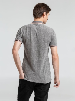 Изображение №5 | Рубашка поло мужская Paname Men черный меланж, размер M