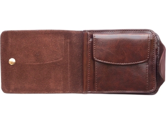 Изображение №5 | Набор «Галеон»: портмоне, визитница, лупа, ручка шариковая (коричневый, золотистый)